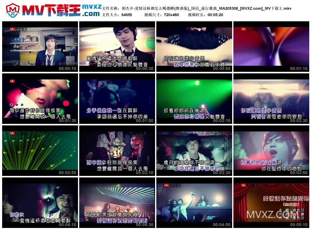 胡杰夕-爱情这杯酒怎么喝都醉(舞曲版)_国语_流行歌曲_MA205308